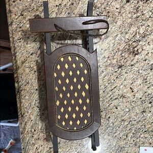 Vintage Wooden Sled Wall Decor